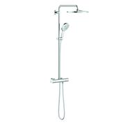 Grohe Rainshower conjunto de ducha a pared con termostato StarLight Chrome 26648000
