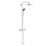 GROHE Conjunto de ducha Vitalio Joy 26403002 – Termostato, rociador efecto lluvia, cromo StarLight