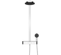 Hansgrohe Conjunto de ducha Pulsify S – termostato, rociador efecto lluvia 260 mm, cromo 24240000