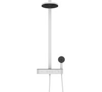 Sistema de ducha hansgrohe Pulsify S 260, 2 tipos de chorro con ShowerTablet Select 400, 24240700, Color: blanco mate