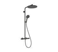 Sistema de ducha hansgrohe Raindance Alive S PURO 300 1jet con elemento Ecostat, 24592340, Color: Cromo negro cepillado