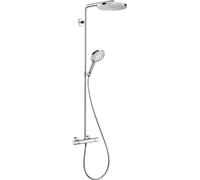 Hansgrohe Raindance S - Conjunto de ducha con termostato, diámetro 24 cm, 3 chorros, EcoSmart, cromo 28823000