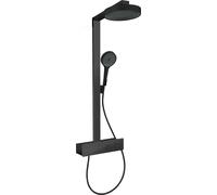 Hansgrohe Rainfinity conjunto de ducha a pared con termostato negro 28742670