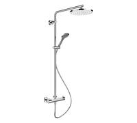 Sistema de ducha LAUFEN Vivid, kit completo con termostato, ducha mural x250mm, L=1080mm, HF905452100625