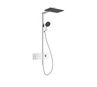 Hansgrohe Raindance Alive Q conjunto de ducha a pared con termostato con rociador con efecto lluvia cromo 24581000