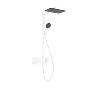 Sistema de ducha Raindance Alive Q 210/340 EcoSmart de 1 chorro con ShowerSelect Comfort de hansgrohe, 24581700, Color: Blanco mate