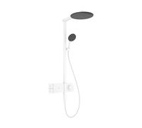 Sistema de ducha Raindance Alive S 300 de hansgrohe EcoSmart de 1 chorro con ShowerSelect Comfort, 24583700, Color: Blanco mate