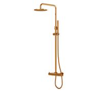 Steinberg 100 - Conjunto de ducha con termostato, diámetro 20 cm, oro rosado 100 2721 RG