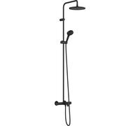 Sistema de ducha Vernis Blend de hansgrohe, 240 1jet, con termostato de baño, negro mate, 26899670