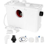 Sistema de elevación de aguas residuales de 700 W, sistema de elevación para inodoros, bomba de aguas residuales, bombas de aguas sucias de 190 l/min, bomba de heces, bomba doméstica para inodoros, du