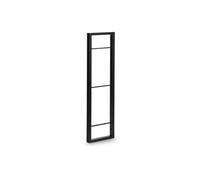 Sistema de estanterías Kesseböhmer YouK, modelo T, con dimensiones de 200 mm de profundidad y 668 mm de altura, con 3 compartimentos de almacenamiento, color mate