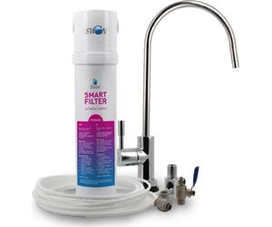 Sistema de filtración de agua para debajo del fregadero Swan, filtro de agua potable, conexión directa. Elimina el cloro y las impurezas del agua