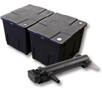 Sistema de filtración para estanque de 60.000 litros, con lámpara UVC de 24W, de 2 cámaras, serie 3