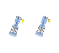 Sistema de filtro de agua de montaje en grifo de 2 piezas para purificación instantánea, reduce los metales pesados de fluoruro, compatible con grifos de cocina y baño de 1,5 a 3,2 cm
