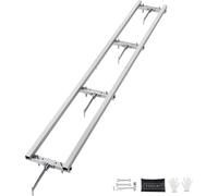 Sistema de guía de 274 cm para sierras portátiles, molinos de cadena y sierras de cadena. Barra guía fabricada con materiales de aluminio y hierro, compatible con diversas sierras de cadena y molinos 