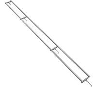 Sistema de guía para aserradero de riel, 3,66 m. Kits de aserradero para motosierra con 4 barras transversales. Sistema de rieles de aluminio para aserrar con motosierra. Incluye 2 cuñas. Kit de guía