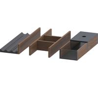 Sistema de mobiliario Duravit anchura 325 mm, sin recorte de sifón, UV0504077770000, Color: Nogal americano macizo