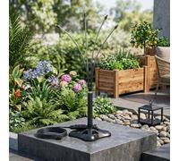 Sistema de nebulización de pie con boquillas de pulverización ajustables, patio al aire libre para rociador y nebulizador de patio, kit de rociador de refrigeración de jardín con punta de latón para