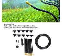 Sistema de riego para jardín con función de rotación de 360 grados - Boquilla flexible - Diseño duradero - Fácil instalación - Ideal para huertos - Suministro de agua para el jardín