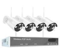 Sistema de seguridad inalámbrico - Conjunto de cámaras de circuito cerrado de televisión (CCTV) - Cámara IP - Cámara de vigilancia - Sistema de vigilancia