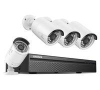 Sistema de seguridad NVR con 8 canales y alimentación PoE. Kit de cámaras CCTV. Sistema de cámaras IP. Videovigilancia. Cámara tipo domo