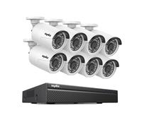 Sistema de seguridad POE, resolución de 3MP, protección IR inteligente, 8 unidades, 0 TB