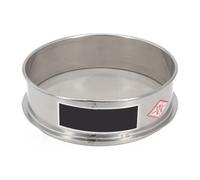 Sistema de tamizado de extractos de hierbas de acero inoxidable Juego de pantallas de malla 25 45 70 Diseño apilable de malla de 15 cm de diámetro, uso de laboratorio culinario, precisión resistente a