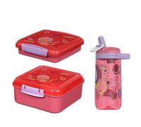 Sistema Expressions Lunch, 1,25L Bento + 450ml Sándwich + 500ml Easy Sip, set de fiambrera y botella, diseño 'Kitty'