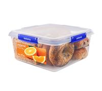Sistema KLIP IT PLUS recipiente cuadrado para guardar alimentos | 5,5 l | Fiambrera con tapa para alimentos herméticaapilable y apta para el frigorífico y el congelador | Sin BPA