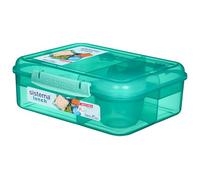 Sistema LUNCH fiambrera bento | Fiambrera con tarrina para yogur o fruta | 1,65 l | Sin BPA | Colores variados (varía según el envase) | 1 unidad