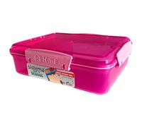 Sistema Lunch Snack Attack Duo fiambrera | 975 ml | Sin BPA | Colores variados