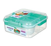 Sistema To Go fiambrera bento | Fiambrera con tarrina para yogur o fruta | 1,25 l | Colores variados (varía según el envase)