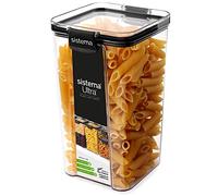 Sistema Ultra recipientes de Almacenamiento herméticos para despensas y cocinas | 1,3 l Recipiente de plástico para Guardar Alimentos | Apilables | Sin BPA