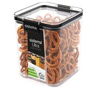 Sistema Ultra recipientes de Almacenamiento herméticos para despensas y cocinas | 920 ml Recipiente de plástico para Guardar Alimentos | Apilables | Sin BPA