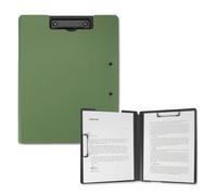 SITHON Portapapeles A4, Portapapeles con Tapa, Plegable Carpeta con 2 Pinzas, Clipboard para Enfermeras Estudiantes Profesores, Carpeta A4 para Escuela Hogar Oficina Plegar Portapape, Verde