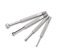 SIXRUN Calibrador Telescópico de 4 Piezas, Juego de Calibres de Bolas para Agujeros 3-13mm para Medir Ranuras y Grietas con Acero Tratado Térmicamente No Oxidable