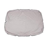 SIXRUN Cubierta de Columpio para Exteriores, Toldo Impermeable con Bloque UV para Patio, Tela Oxford 210D Duradera de 142x120 Cm (Gris Claro)