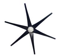 SIXRUN Generador de Turbina Eólica 800W, Molino de Viento de 6 Aspas para | Generador Trifásico de Imán Permanente, Aspas de Fibra de Nailon, Velocidad de Arranque Baja 2,0 M/s, para Barcos, Cabañas,
