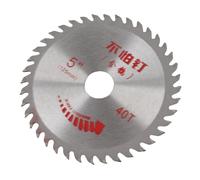 SIXRUN Hoja de Sierra Circular de Carburo Discos de Corte de Alta Resistencia a la Tracción para Carpintería para Madera Maciza, Madera Contrachapada, Caoba 125 Mm 40T