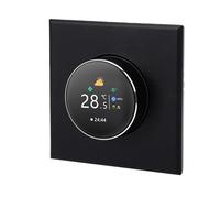SIXRUN Termostato WiFi Inteligente, Controlador de Temperatura con Pantalla Táctil, Perilla Redonda y Pantalla TFT para Sistemas HVAC, Calefacción por Suelo Radiante y Agua.