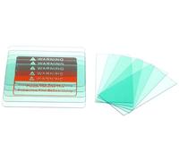 Sixtol Lentes de repuesto para casco de soldadura con oscurecimiento automático, 10 uds (5 int/5 ext)
