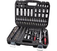 SIXTOL TOOL SET 108 Juego de herramientas 108uds | Gola en maletín | trinquete de 1/4" y 1/2" | cierre de metal