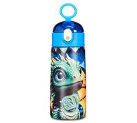 SJ GANG STYLE JAM GANG Botella térmica, multicolor, 460 ml, acero inoxidable, libre de BPA, estanca, mantenimiento de temperatura caliente 12h reddo 24h, reutilizable, niño, niño, escuela, deporte