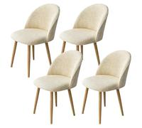 SJMDMZD Fundas Sillas de Comedor con Respaldo Curvo, Pack 1/2/4 Funda para Silla Redonda A Cuadros, Funda para Sillas Elástica, Cubre Funda Protectora Sillas Lavables para Salón Oficina K 4 Pieces