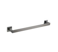 Sk Modern Home Decor - Juego de accesorios de baño de acero cepillado, barra de toalla de 50 cm, soporte de papel higiénico de metal, gancho para bata y toallero