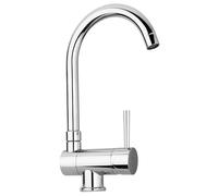 Paffoni Stick - Grifo de fregadero, abatible bajo ventana, cromo SK189CR