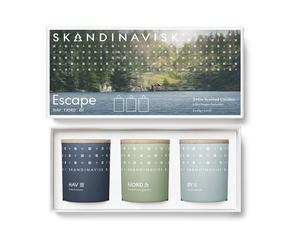 Skandinavisk Set de velas perfumadas ESCAPE mini 3 piezas 65 g
