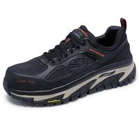 Skechers Arch Fit Road Walker Comp Toe para Hombre, Negro -, 41.5 EU