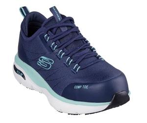 Skechers Arch Fit Sr Ebinal Botas de Seguridad y contra incendiosMujer | Zapatillas con protección de dedos sin acero, antideslizantes, certificadas según la norma EN ISO 20345:2011