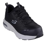 Skechers Arch Fit Sr EbinalFire y botas de seguridad para mujer, Tela sintética negra y gris, 41 EU